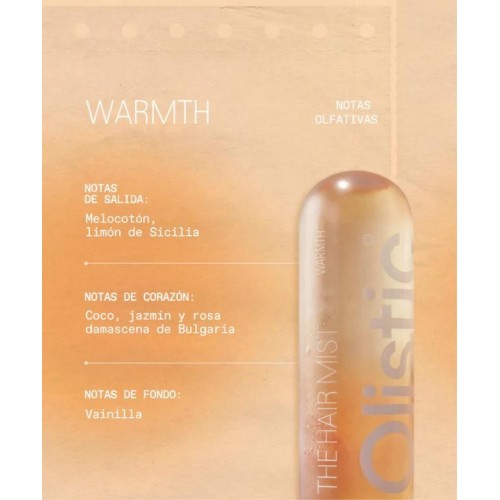 Olistic Warmth Bruma Capilar Perfumada Anti-frizz 30ml