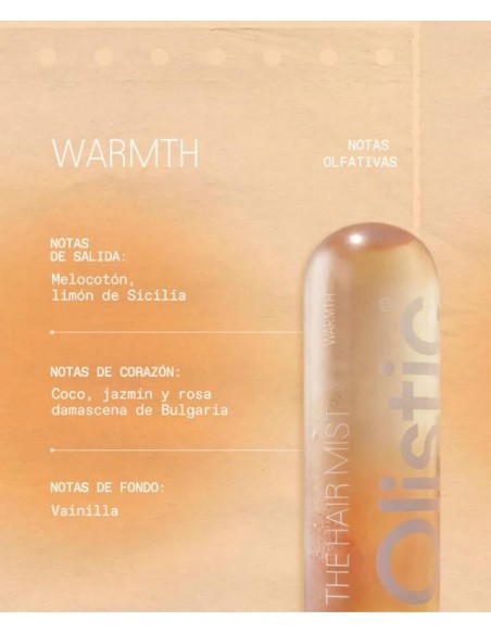 Olistic Warmth Bruma Capilar Perfumada Anti-frizz 30ml