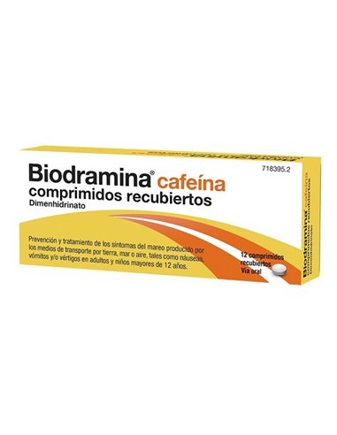 Biodramina Cafeina 12 Comp