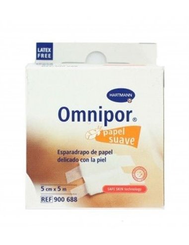 Omnipor Esparadrapo Papel 5 M X 5 CM