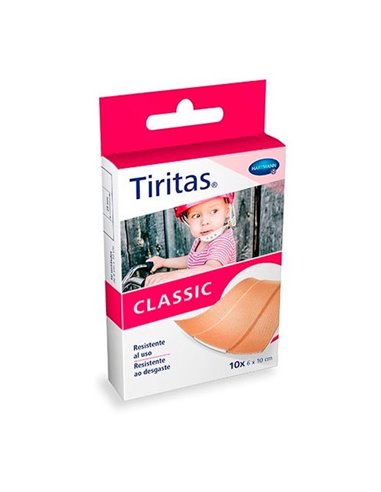 Tiritas Classic Aposito Adhesivo 6x10 CM 10 U