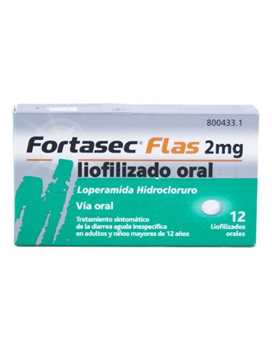 Fortasec Flas 2 Mg Liofilizado 12 Comp