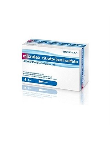 Micralax 4 Microenemas 5 ML