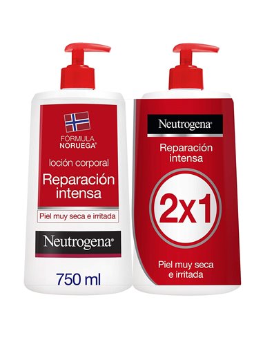 Neutrogena Corporal Roja Piel Muy Seca 750 ML 2u