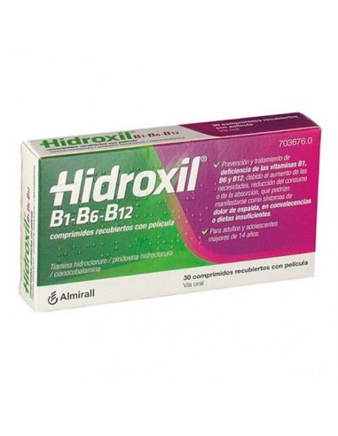 Hidroxil  B12 B6 B1 30 Comp