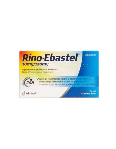 Rino  Ebastel 10/120 Mg 7 Caps