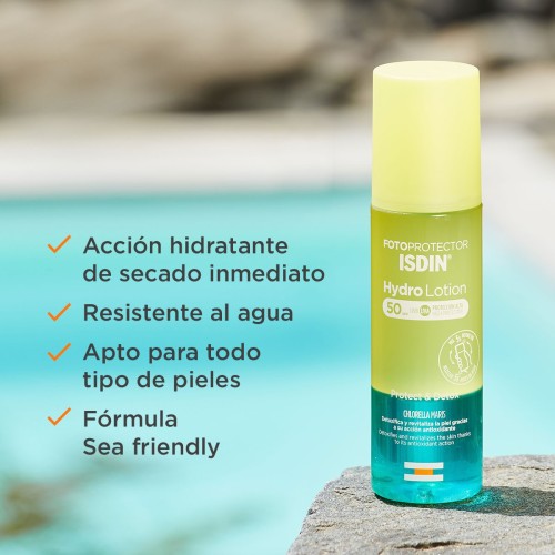 Beneficios Isdin Hydro Lotion SPF 50 200ml