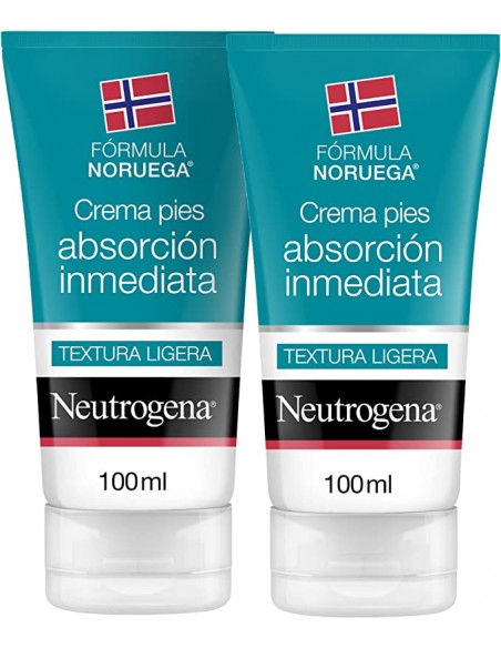 neutrogena crema absorcion inmediata hidratacion pies