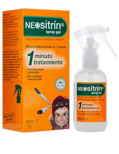Neositrín, spray gel antipiojos