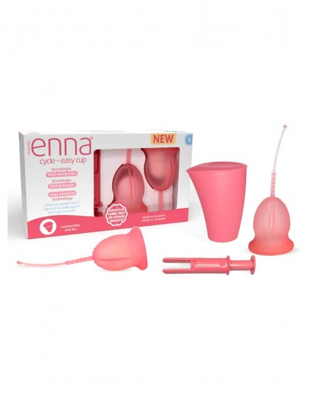 Enna Copa Menstrual Pequeña Easy Cup con Aplicador