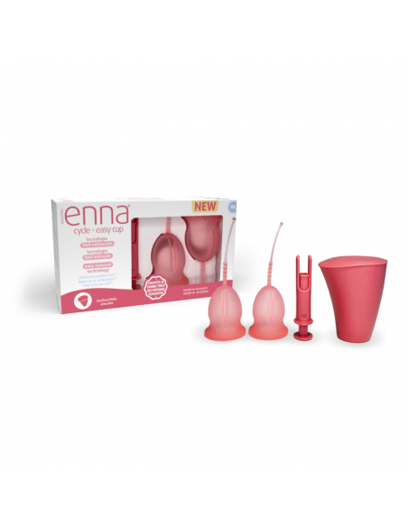 Enna Copa Menstrual Mediana Easy Cup con Aplicador
