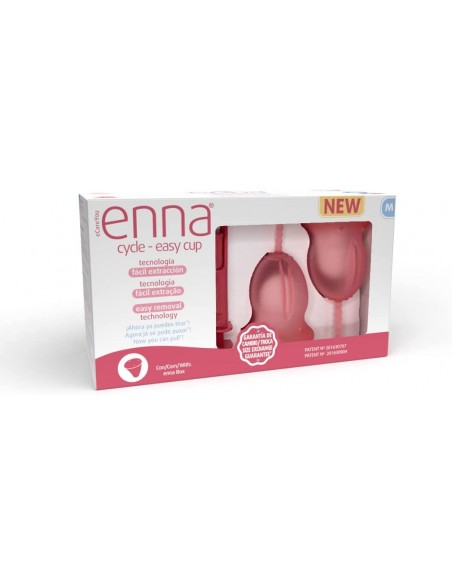 Enna Copa Menstrual Mediana Easy Cup con Aplicador