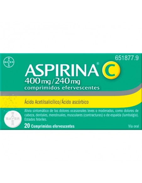 Aspirina  C 20 Comp Eferv