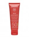 Crema Solar Facial Apivita Suncare SPF50 Hydraflesh Color 50 ml