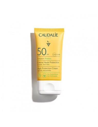 Crema Solar Facial Caudalie VinoSun Protect SPF 50 Antiarrugas 50 ml