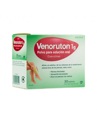Tratamiento VENORUTON 1g para piernas...