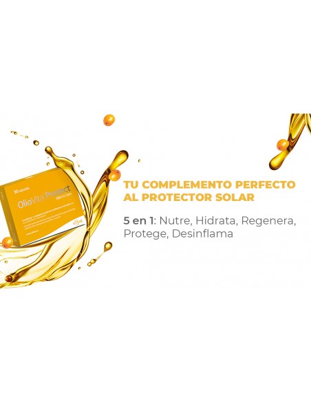 Fotoprotector oral OlioVita Protect para el sol
