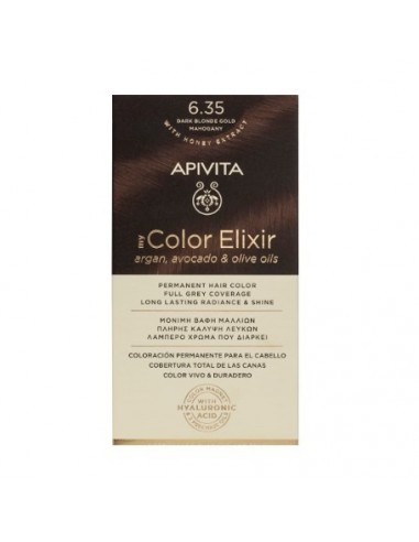 Apivita Tinte 6.35 Dark Blonde Gold
