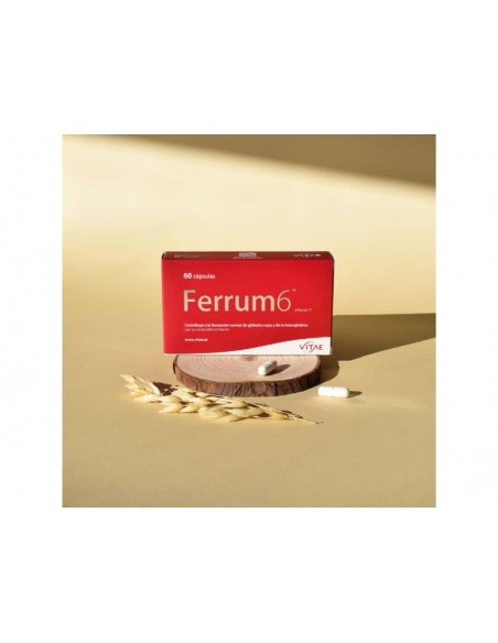 Complemento Alimenticio Ferrum 6 Vitae (60 Cápsulas)
