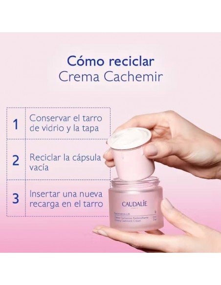 Recarga Caudalie Resveratrol-lift Crema Día Cachemir Redensificante