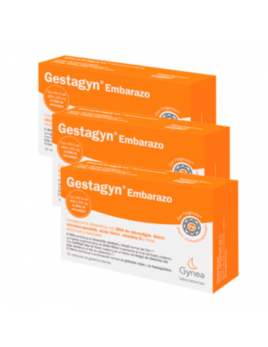 Pack trío Gestagyn Embarazo (90 cápsulas)