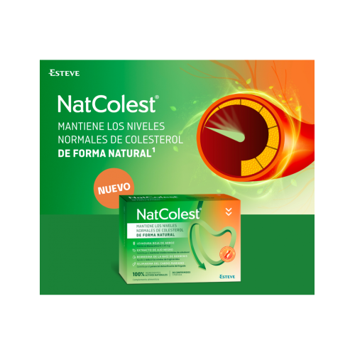 Natcolest (30 comprimidos) para mantener el nivel de colesterol