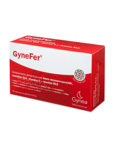 Gestagyn GYNEFER (30 cápsulas) para carencias de hierro