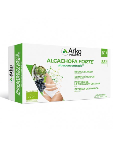 Complemento Alimenticio Arko Alcachofa Forte Ultraconcentrado (20 ampollas)