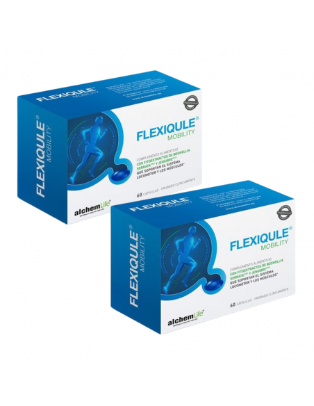 Pack Duplo 2 Complementos alimenticios Flexiqule Mobility (120 cápsulas) para salud articular