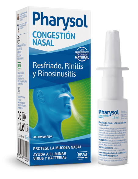 Pharysol SINUS Acción Rápida (15ml) para congestión nasal