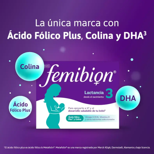 Femibion 3 Lactancia 28 comp+28 caps