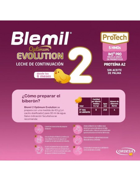 Blemil Optimum Evolution 2: Leche de continuación desde 6 meses