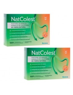Pack Duplo Natcolest (60 comprimidos) para mantener el nivel de colesterol