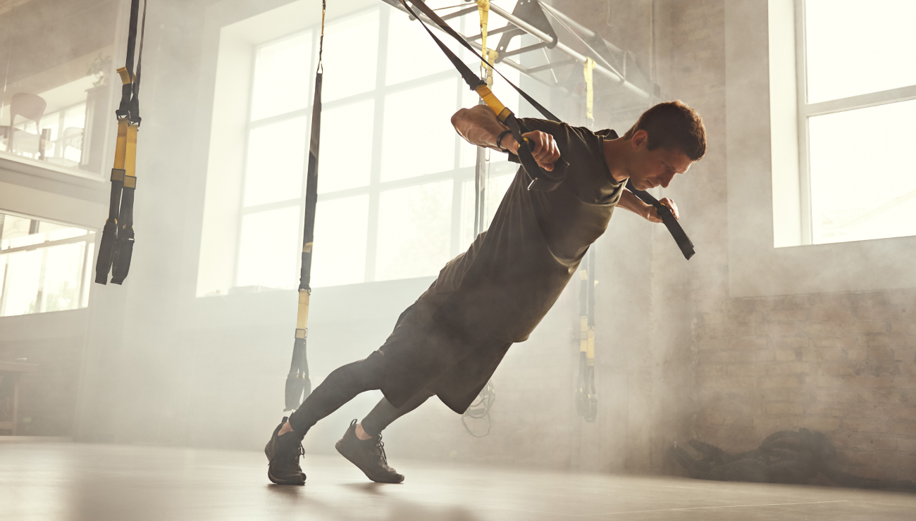 Ejercicios con TRX - Kronosalud