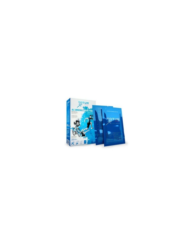 Kit 10 Sobres Sales Minerales Totum Sport (20ml) como nutrición deportiva vegana
