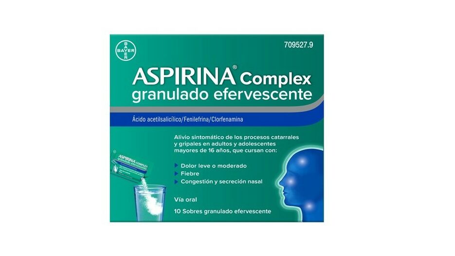 Aspirina complex antigripal, mejores antigripales