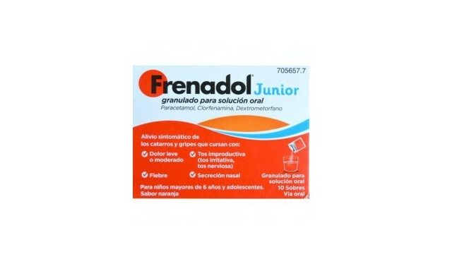 Frenadol junior antigripal, mejores antigripales