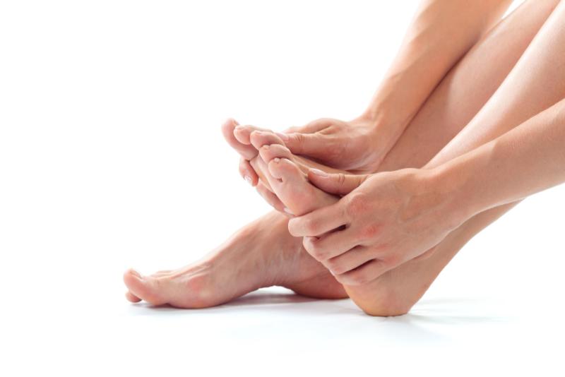 masajes para calambres en los pies